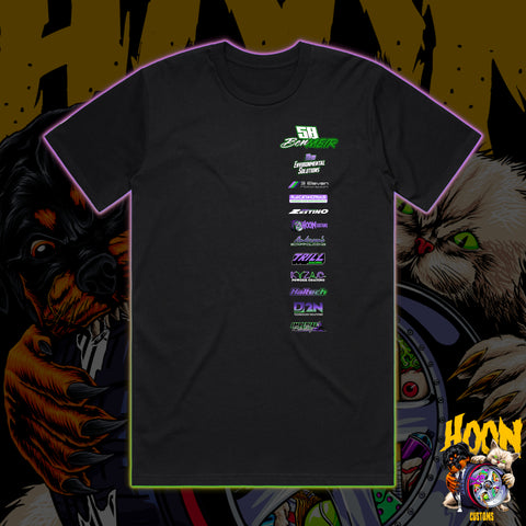 BEN MEIR SILVIA DRIFT T-SHIRT FRONT AND BACK PRINT