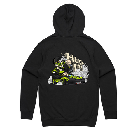 WILL YARDLEY HUCK IT HOODIE FRONT & BACK PRINT