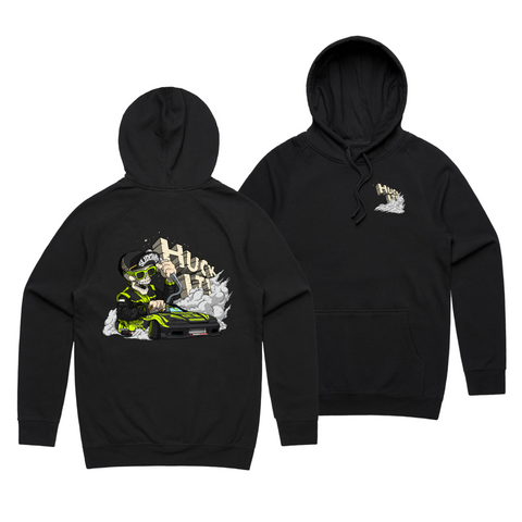WILL YARDLEY HUCK IT HOODIE FRONT & BACK PRINT