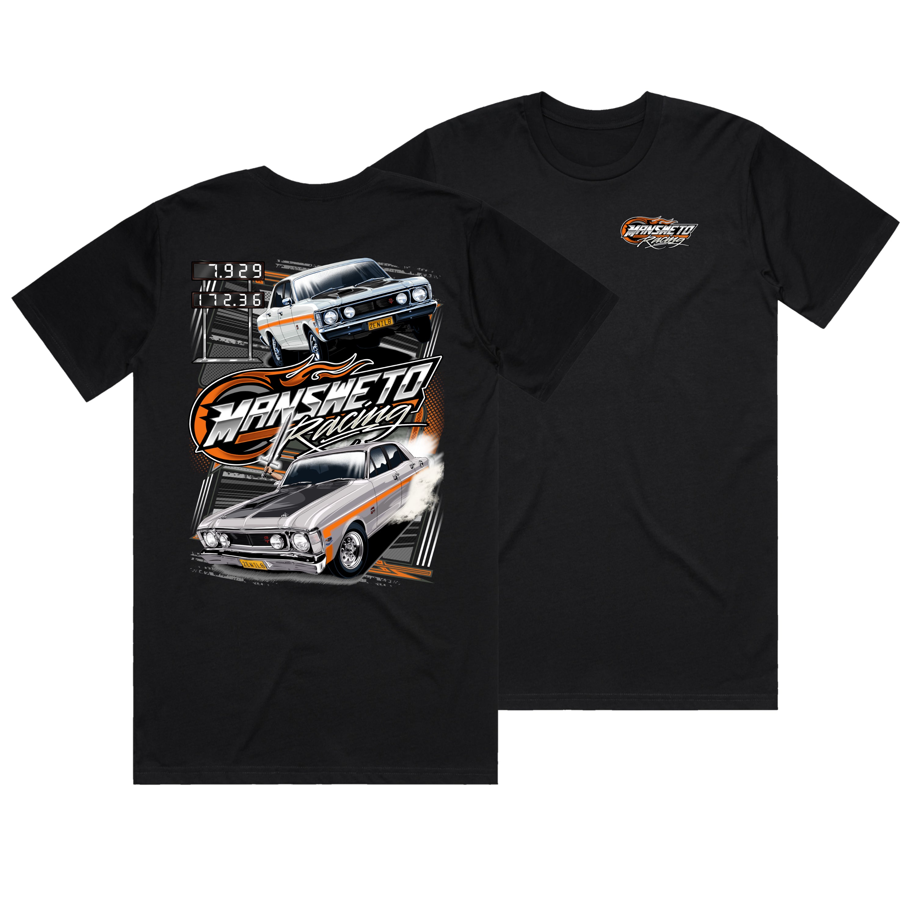 MANSWETO RACING 2ENIL8 T-SHIRT FRONT AND BACK PRINT – Hoon Customs