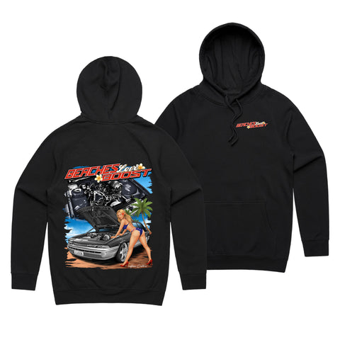 HOON CUSTOMS VL CALAIS BEACHES LOVE BOOST HOODIE FRONT AND BACK PRINT
