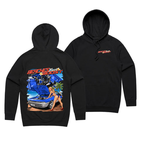 HOON CUSTOMS VL CALAIS BEACHES LOVE BOOST HOODIE FRONT AND BACK PRINT