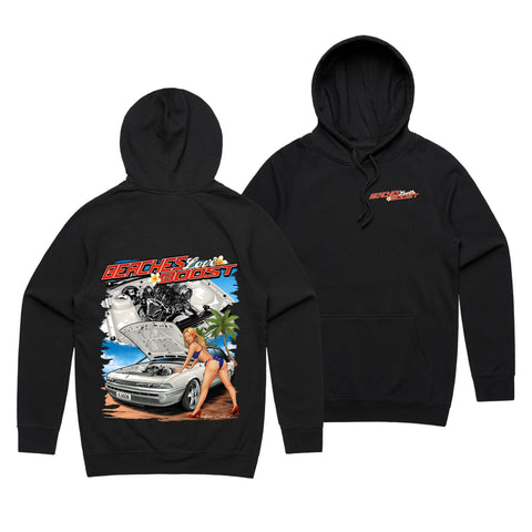 HOON CUSTOMS VL CALAIS BEACHES LOVE BOOST HOODIE FRONT AND BACK PRINT