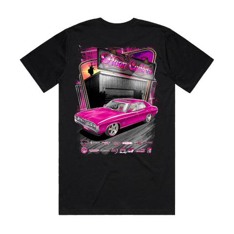 HOON CUSTOMS XAHOON T-SHIRT FRONT AND BACK PRINT