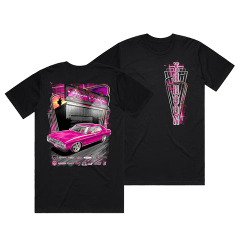 HOON CUSTOMS XAHOON T-SHIRT FRONT AND BACK PRINT