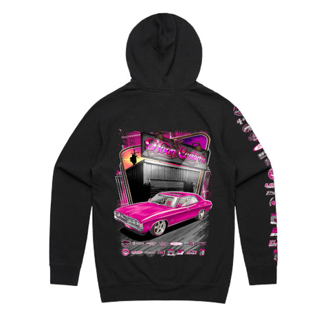 HOON CUSTOMS XAHOON HOODIE FRONT, BACK & SLEEVE PRINT