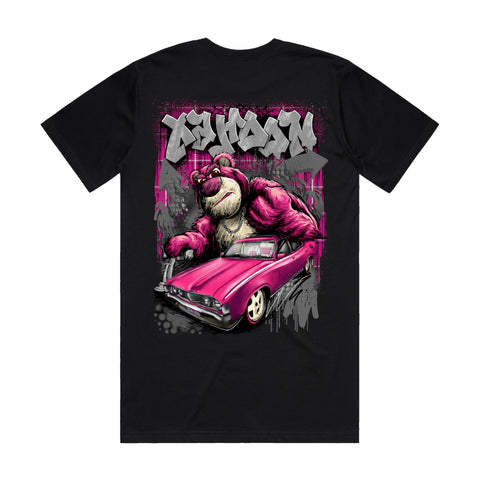 HOON CUSTOMS XAHOON GRAFFITI LOTSO T-SHIRT FRONT AND BACK PRINT