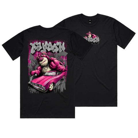 HOON CUSTOMS XAHOON GRAFFITI LOTSO T-SHIRT FRONT AND BACK PRINT