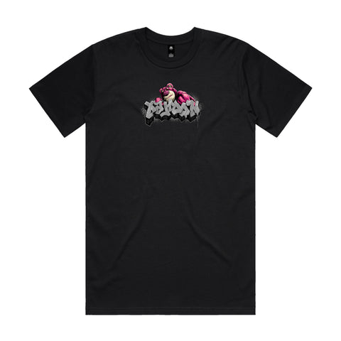 HOON CUSTOMS XAHOON GRAFFITI LOTSO T-SHIRT FRONT AND BACK PRINT
