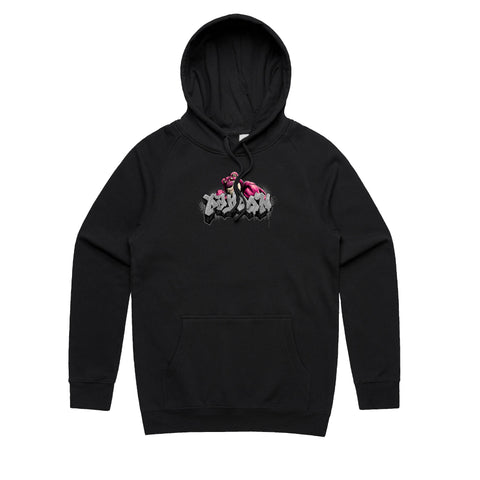 HOON CUSTOMS XAHOON GRAFFITI LOTSO HOODIE FRONT AND BACK PRINT