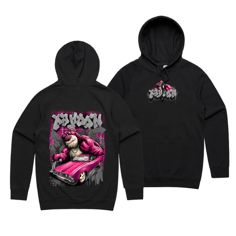 HOON CUSTOMS XAHOON GRAFFITI LOTSO HOODIE FRONT AND BACK PRINT