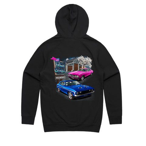 HOON CUSTOMS GSHOON & XAHOON WORKSHOP HOODIE FRONT AND BACK PRINT