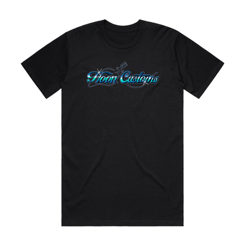 HOON CUSTOMS GSHOON & XAHOON WORKSHOP T-SHIRT FRONT AND BACK PRINT