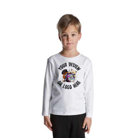 AS COLOUR KIDS STAPLE L/S TEE - 3007