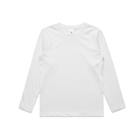 AS COLOUR YOUTH STAPLE L/S TEE – 3008