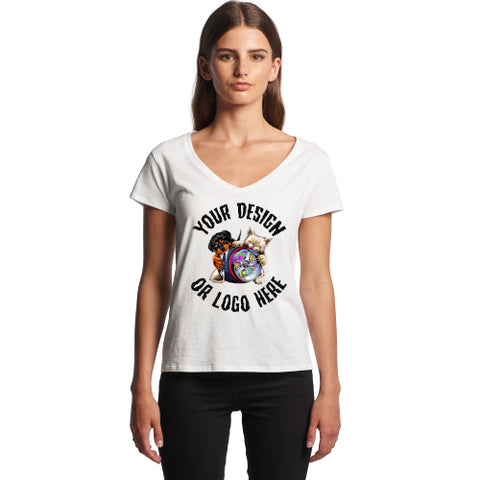 AS COLOUR WOMEN'S CHLOE V-NECK - 4015