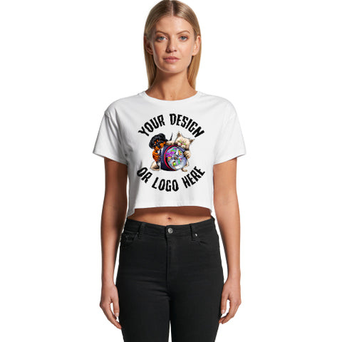 AS COLOUR WOMEN'S CROP TEE - 4062