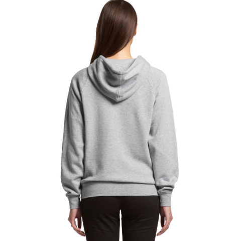 AS COLOUR WOMEN'S OFFICIAL ZIP HOOD - 4103