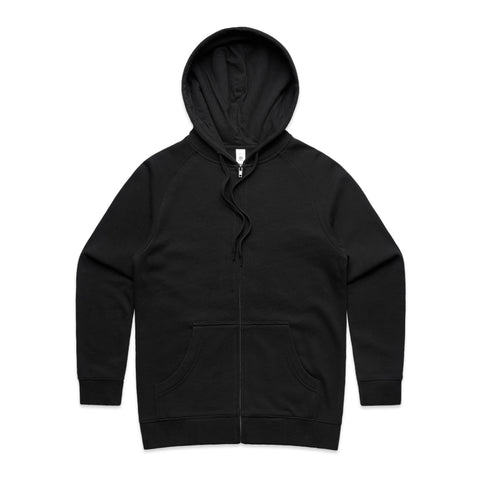 AS COLOUR WOMEN'S OFFICIAL ZIP HOOD - 4103