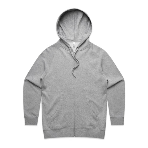 AS COLOUR WOMEN'S OFFICIAL ZIP HOOD - 4103