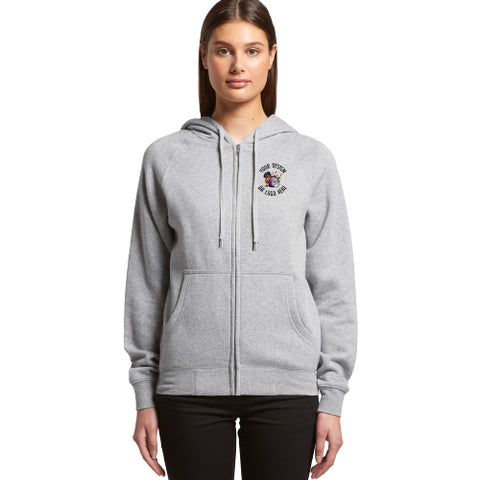 AS COLOUR WOMEN'S OFFICIAL ZIP HOOD - 4103