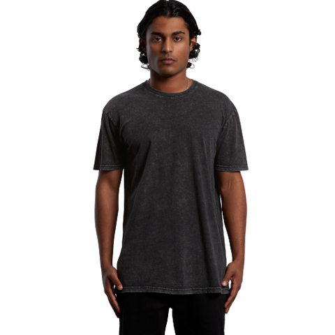 AS COLOUR MENS STONE WASH STAPLE TEE - 5040