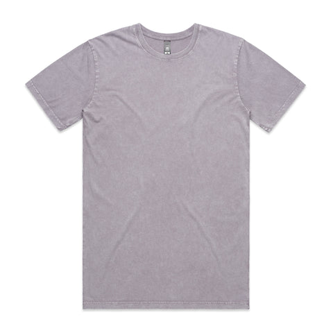 AS COLOUR MENS STONE WASH STAPLE TEE - 5040