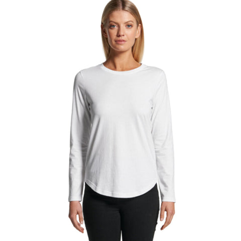 AS COLOUR WOMEN’S CURVE L/S TEE – 4055