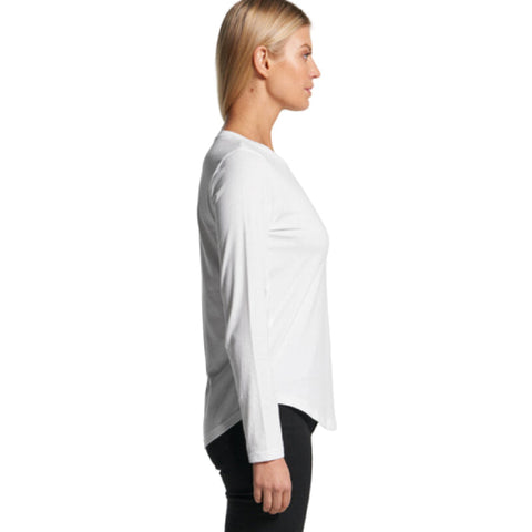 AS COLOUR WOMEN’S CURVE L/S TEE – 4055