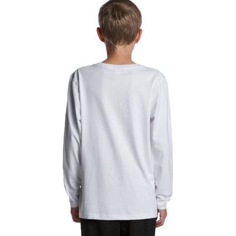 AS COLOUR YOUTH STAPLE L/S TEE – 3008