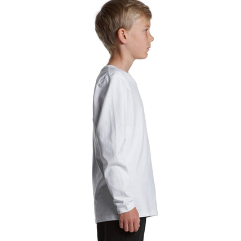 AS COLOUR YOUTH STAPLE L/S TEE – 3008