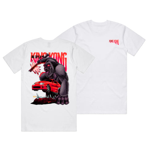 HOON CUSTOMS SUPRA & KING KONG T-SHIRT FRONT AND BACK PRINT