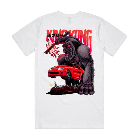 HOON CUSTOMS SUPRA & KING KONG T-SHIRT FRONT AND BACK PRINT