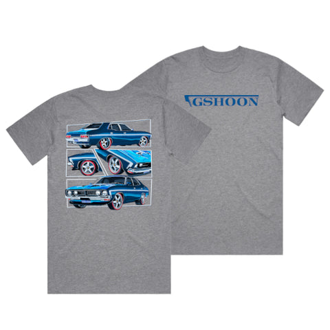 HOON CUSTOMS GSHOON T-SHIRT FRONT AND BACK PRINT