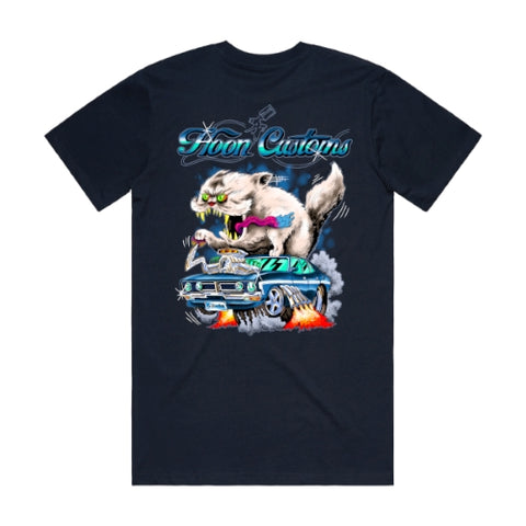 HOON CUSTOMS WAMPA & GSHOON T-SHIRT FRONT AND BACK PRINT