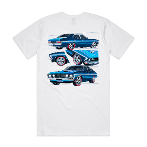 HOON CUSTOMS GSHOON T-SHIRT FRONT AND BACK PRINT