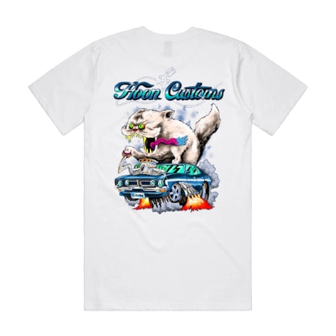 HOON CUSTOMS WAMPA & GSHOON T-SHIRT FRONT AND BACK PRINT